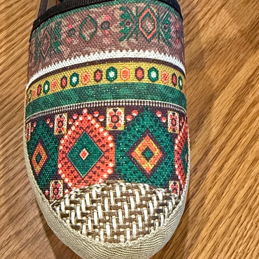 Ollio round toe slip on flats loafers espadrilles size 8.5 - new - Picture 3 of 10